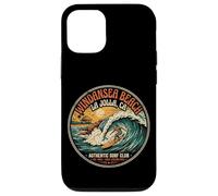Carcasa para iPhone 12/12 Pro Retro Windansea Beach La Jolla CA Surfer Wave Legend