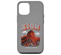 Carcasa para iPhone 12/12 Pro Retro Zion National Park Vintage Style Angels Landing Utah
