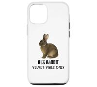 Carcasa para iPhone 12/12 Pro Rex Rabbit Velvet Vibes Solo para fanáticos de Mascotas y Animales