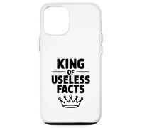 Carcasa para iPhone 12/12 Pro Rey de Hechos inútiles Funny Nerd Trivia Lover