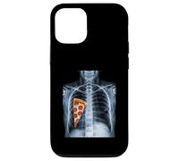 Carcasa para iPhone 12/12 Pro Rib Cage X-Ray Pizza Slice Funny Food Humor Anatomía