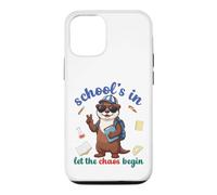 Carcasa para iPhone 12/12 Pro River Otter Regreso a la Escuela Vibra Escuelas En Que Comience el Caos