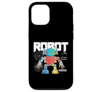 Carcasa para iPhone 12/12 Pro Robot de Ciencia ficción Alimentado por código impulsado por la lógica