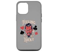 Carcasa para iPhone 12/12 Pro Rockabilly Feeling Lucky Devil Dice 50 Retro Vintage Casino