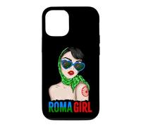 Carcasa para iPhone 12/12 Pro Roma Traveller Girl - Romani Flag Proud Womens