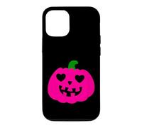 Carcasa para iPhone 12/12 Pro Rosa Halloween corazón Calabaza Jack-o-Lantern Sinister Haunt