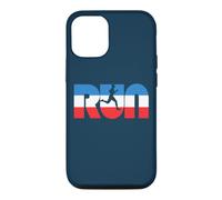 Carcasa para iPhone 12/12 Pro Run Vintage Red White & Blue Retro Runner Graphic