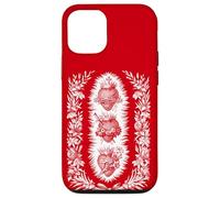 Carcasa para iPhone 12/12 Pro Sagrado Corazón de Jesús Inmaculado Corazón María José Católica