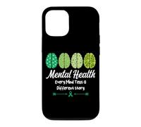 Carcasa para iPhone 12/12 Pro Salud Mental Cada Mente Cuenta una Historia Diferente Positividad