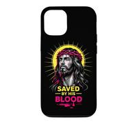 Carcasa para iPhone 12/12 Pro Salvado por Su Sangre Jesucristo Corona De Espinas Cristiano