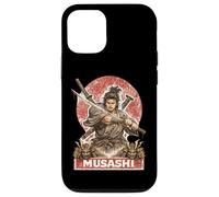 Carcasa para iPhone 12/12 Pro Samurai Warrior Musashi, Luchador de Espadas japonés