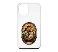 Carcasa para iPhone 12/12 Pro San Antonio De Padua Reza por Nosotros Sagrado Mosaico Arte Fe