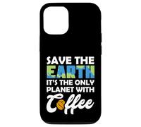 Carcasa para iPhone 12/12 Pro Save Earth The Only Planet with Coffee Earth Day