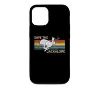 Carcasa para iPhone 12/12 Pro Save The Jackalope - Vintage Rabbit - Camping Cryptozoology