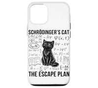 Carcasa para iPhone 12/12 Pro Schrodinger Cat Escape Plan Mecánica cuántica Física