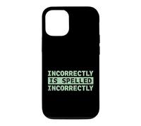 Carcasa para iPhone 12/12 Pro Se escribe incorrectamente Texto Divertido incorrectamente