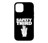 Carcasa para iPhone 12/12 Pro Seguridad Tercer Dedo perdido Divertido Seguridad Tercero