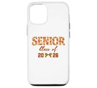 Carcasa para iPhone 12/12 Pro Senior 2026 Coquette Blue Floral Toile Graduation Aesthetic