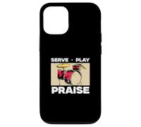 Carcasa para iPhone 12/12 Pro Serve Play Alabanza para Músicos Cristianos Adorar Bateristas
