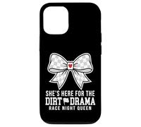 Carcasa para iPhone 12/12 Pro She's Here For The Dirt Drama Race Night Queen