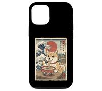 Carcasa para iPhone 12/12 Pro Shiba Inu Ramen Japonés Ukiyo-e Great Wave Dog Lover Art