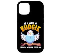 Carcasa para iPhone 12/12 Pro Si yo Fuera un Periquito, sé a quién haría Caca en Meme Hilarante