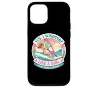 Carcasa para iPhone 12/12 Pro Si Yo Windsurf como Una Chica Quiero Algunas Lecciones Chiste Windsurfista