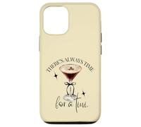 Carcasa para iPhone 12/12 Pro Siempre Hay Tiempo para un Tini Espresso Martini Time Vintage