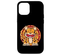 Carcasa para iPhone 12/12 Pro Signo de Estrella Chino Tigre (Rama de la Tierra)