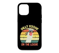 Carcasa para iPhone 12/12 Pro Silly Goose On The Loose Funny Saying Vintage
