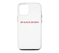 Carcasa para iPhone 12/12 Pro Simple Funny Gym Workout Quote My Knee Hurts