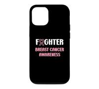 Carcasa para iPhone 12/12 Pro Simple Woman Fighting Ribbon Fighter Breast Cancer Awarenes