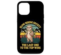 Carcasa para iPhone 12/12 Pro Slow Hiking Society The Last One To The Top Wins Naturaleza