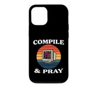 Carcasa para iPhone 12/12 Pro Software Developer Compile & Pray Retro Coder