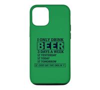 Carcasa para iPhone 12/12 Pro Solo Bebo Cerveza 3 días a la Semana Lista de verificación
