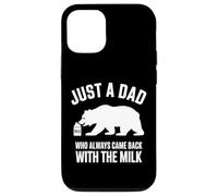 Carcasa para iPhone 12/12 Pro Solo un papá Que Siempre volvió con el Día del Padre con Leche