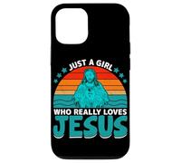 Carcasa para iPhone 12/12 Pro Solo una Chica Que Realmente ama a Jesús