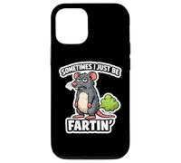 Carcasa para iPhone 12/12 Pro Sometimes I Just Be Fartin Slob Rat Pedos Ratón Pedo Divertido