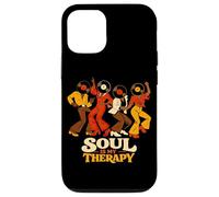 Carcasa para iPhone 12/12 Pro Soul Is My Therapy Retro Disco Música Soul de los 70 y 80