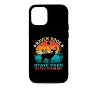 Carcasa para iPhone 12/12 Pro Souvenir Retro al Atardecer en el Parque Estatal Raven Rock de Carolina del Norte