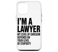 Carcasa para iPhone 12/12 Pro Soy Abogado. Mi Nivel De Sarcasmo Depende De Los Abogados
