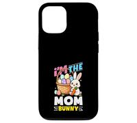 Carcasa para iPhone 12/12 Pro Soy la mamá Conejito Caza Huevos Familia Pascua a Juego