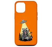 Carcasa para iPhone 12/12 Pro Space Rock para Scifi Raccoon Guitar en Alien UFO Music Fans