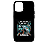 Carcasa para iPhone 12/12 Pro Spearfishing One Breath One Shot No Bubbles Diver