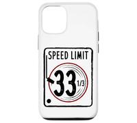 Carcasa para iPhone 12/12 Pro Speed Limit 33 1/3 RPM Vinyl Registro Álbum de Música DJ