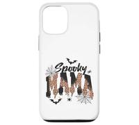 Carcasa para iPhone 12/12 Pro Spooky Mama Leopard Print Ghost Halloween Design