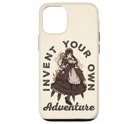 Carcasa para iPhone 12/12 Pro Steampunk Inventa tu Propia Aventura Steampunk Anime Girl