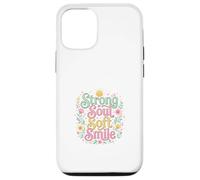 Carcasa para iPhone 12/12 Pro Strong Soul Soft Smile Floral Diseño Inspirador
