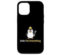 Carcasa para iPhone 12/12 Pro Sudo Fix Everything Linux Administrador Programador del Sistema