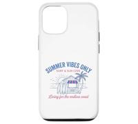 Carcasa para iPhone 12/12 Pro Summer Vibes Only Surf Sun Cove Beach Vacaciones